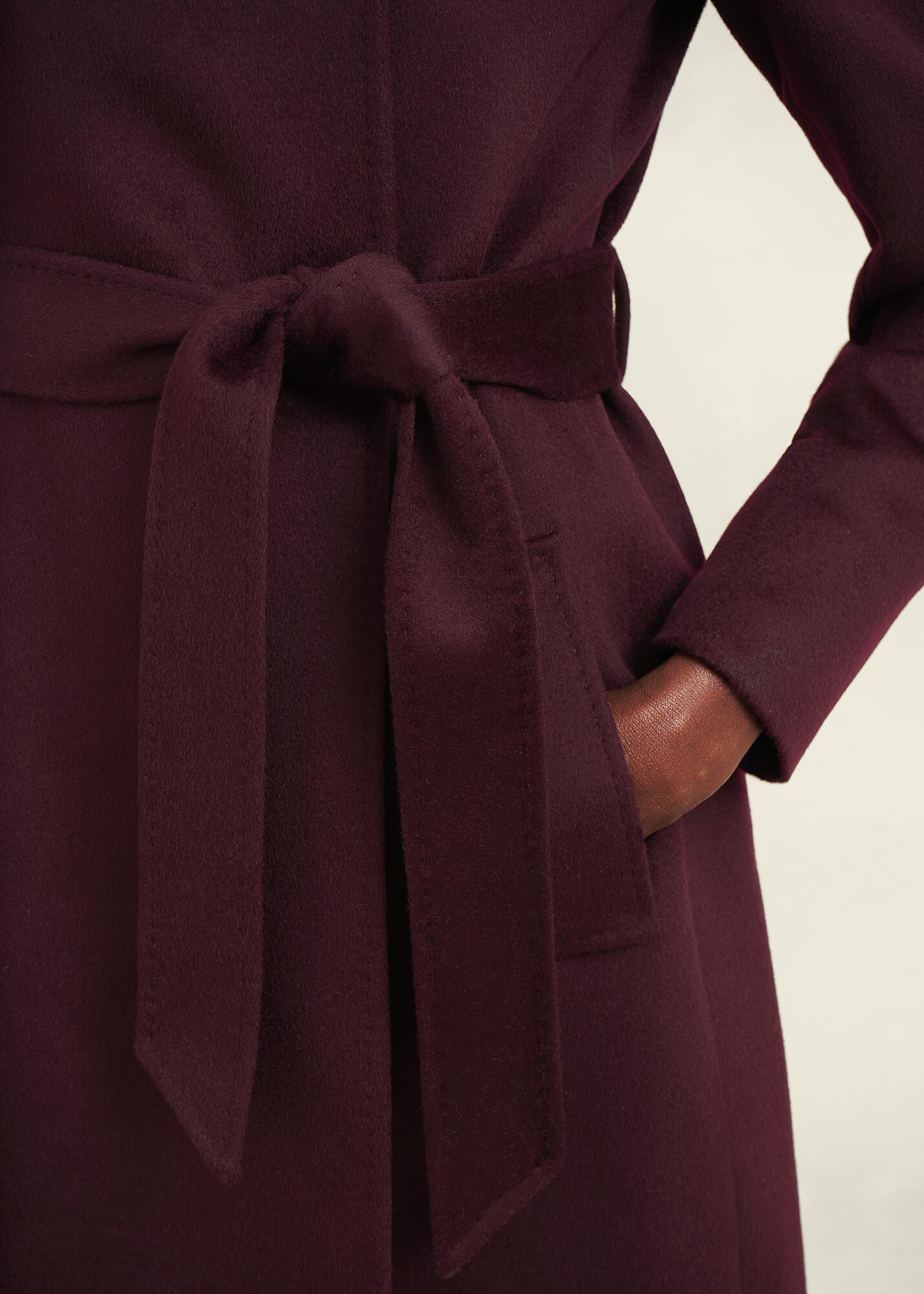 上質【Hobbs London】UK発 Livia ウール 襟 ベルト コート 3色 上質【Hobbs London】UK発 Livia ウール 襟 ベルト コート 3色