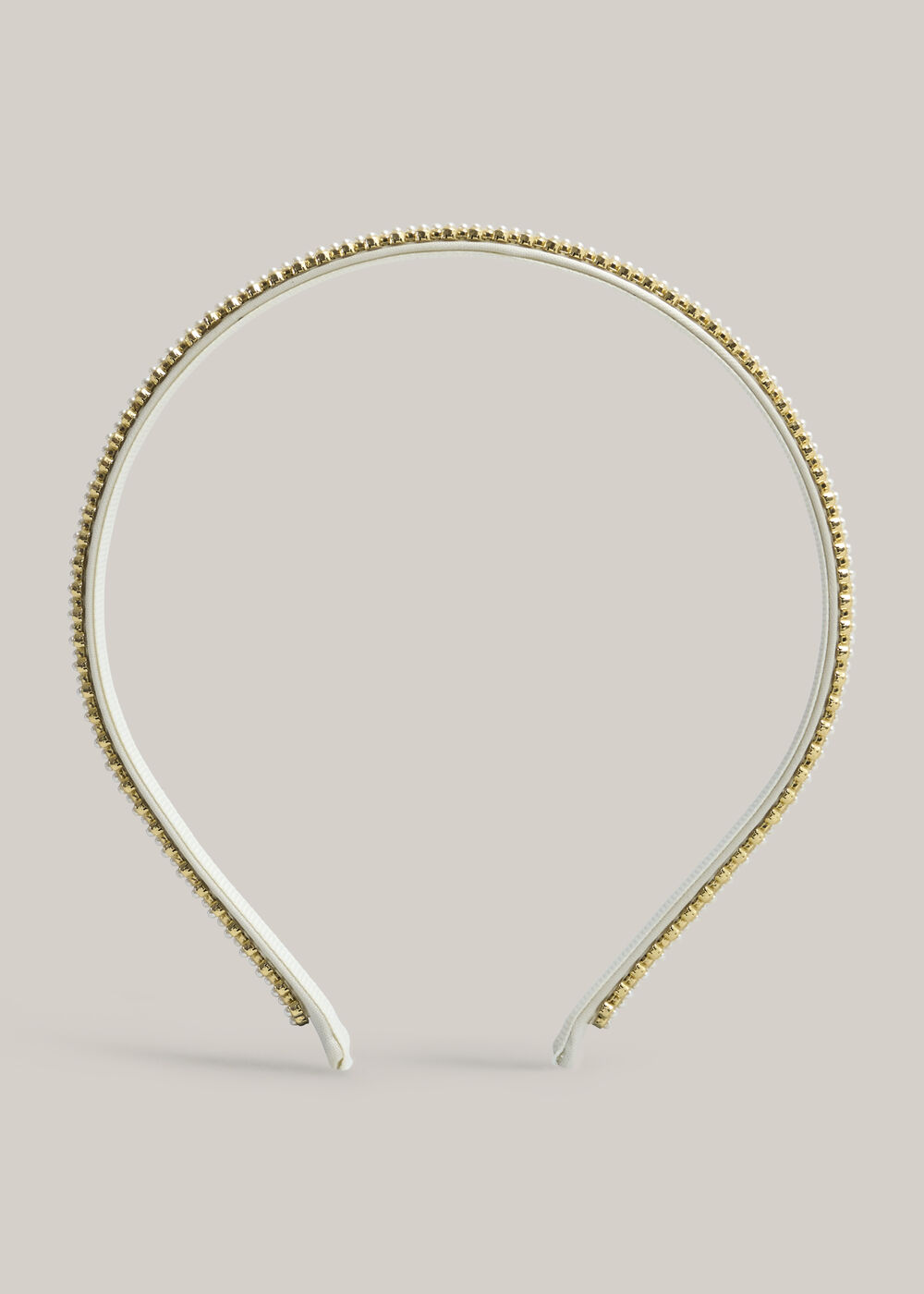 Nora Pearl Headband, Ivory Pearl, hi-res
