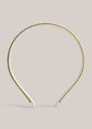 Nora Pearl Headband, Ivory Pearl, hi-res