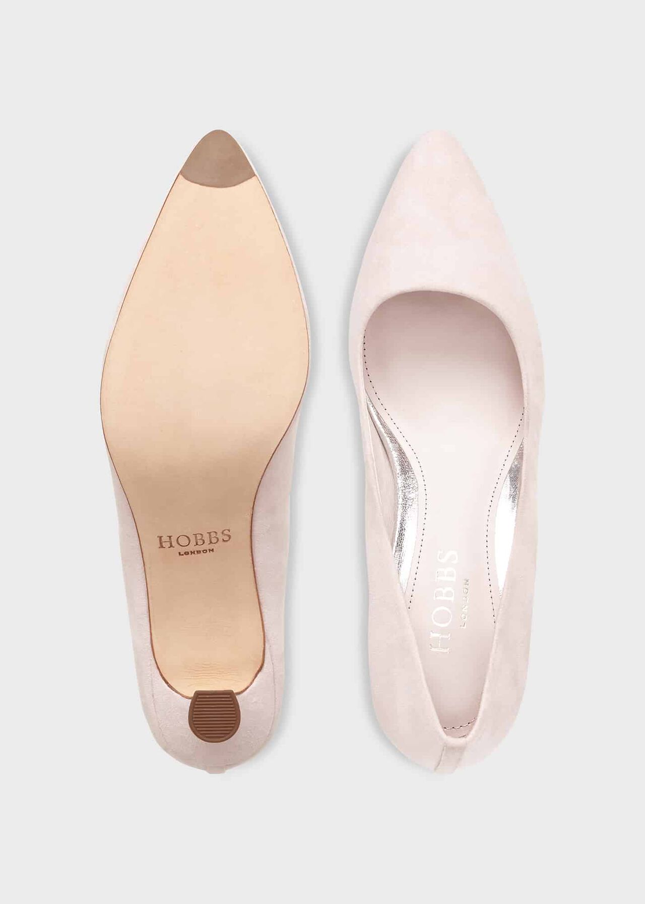 Esther Court Shoes, Pale Pink, hi-res