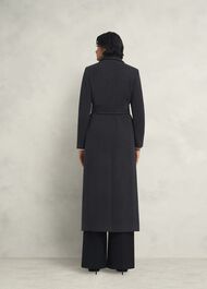 Clarendon Wool Blend Coat, Charcoal, hi-res