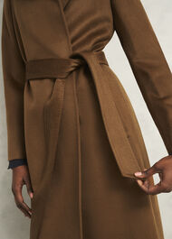Petite Livia Wool Coat, Vicuna, hi-res