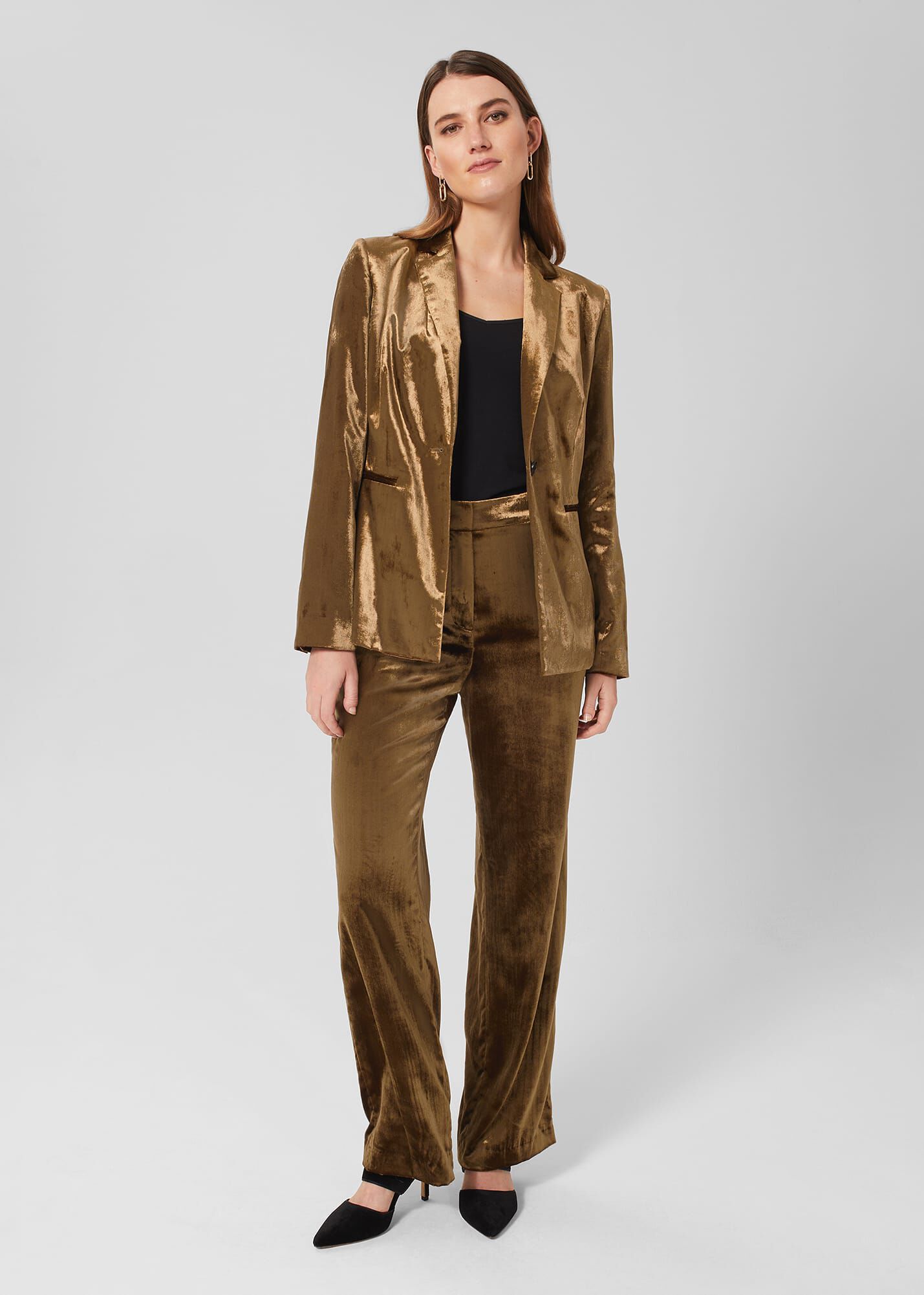 Zadie Jersey Cropped Trousers 