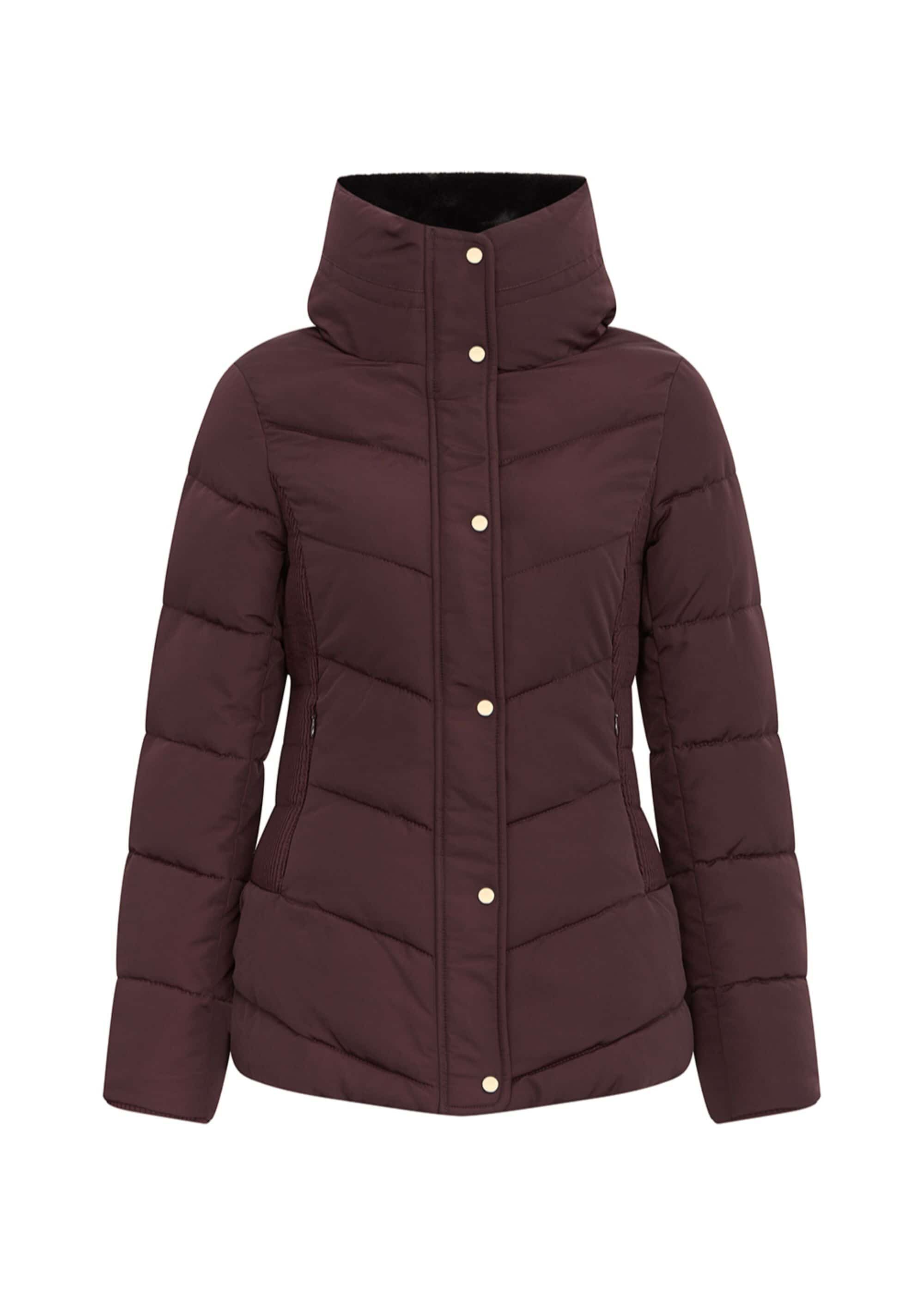 Hobbs leonie puffer coat dark beetroot Clearance