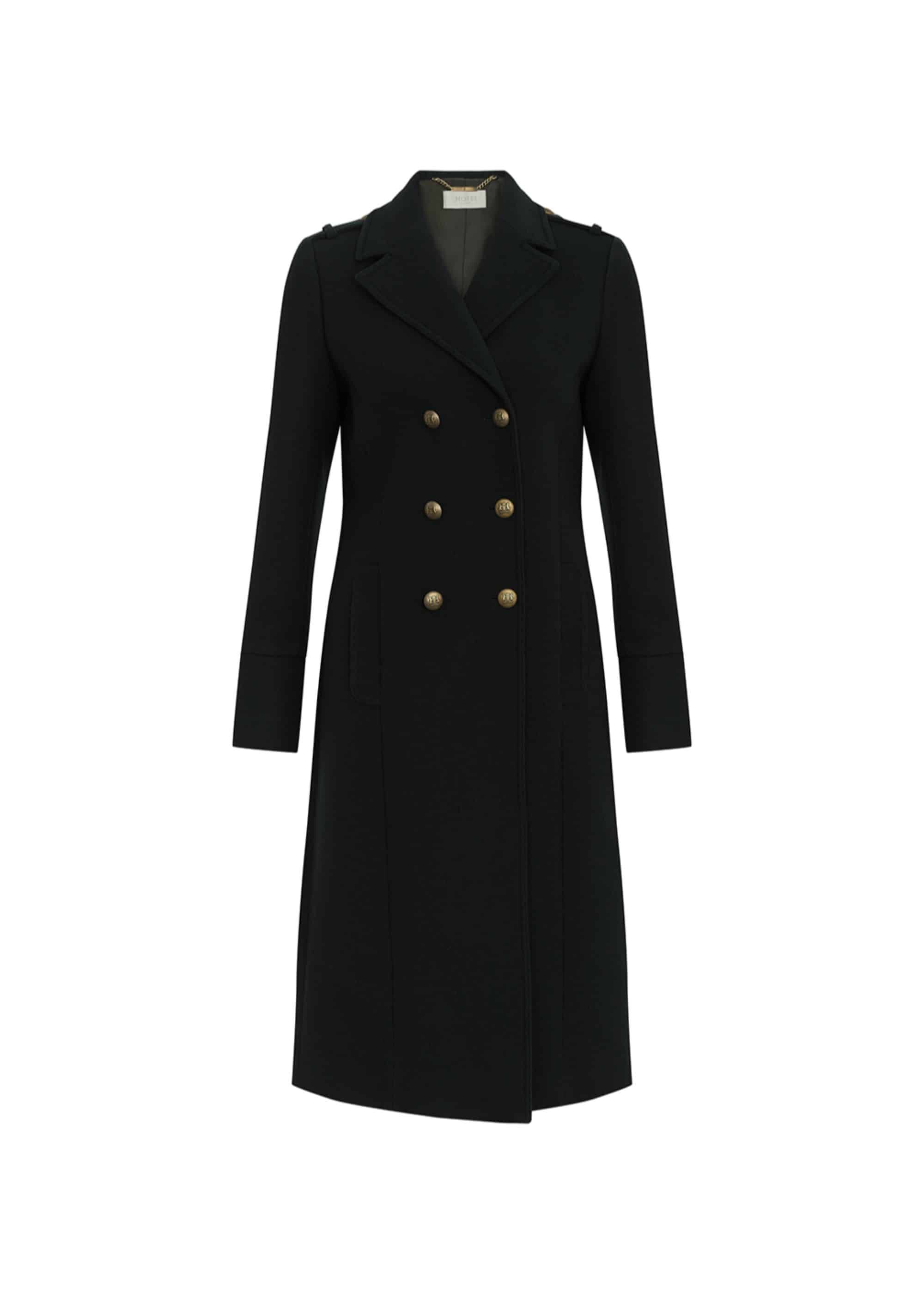 hobbs bianca maxi coat black