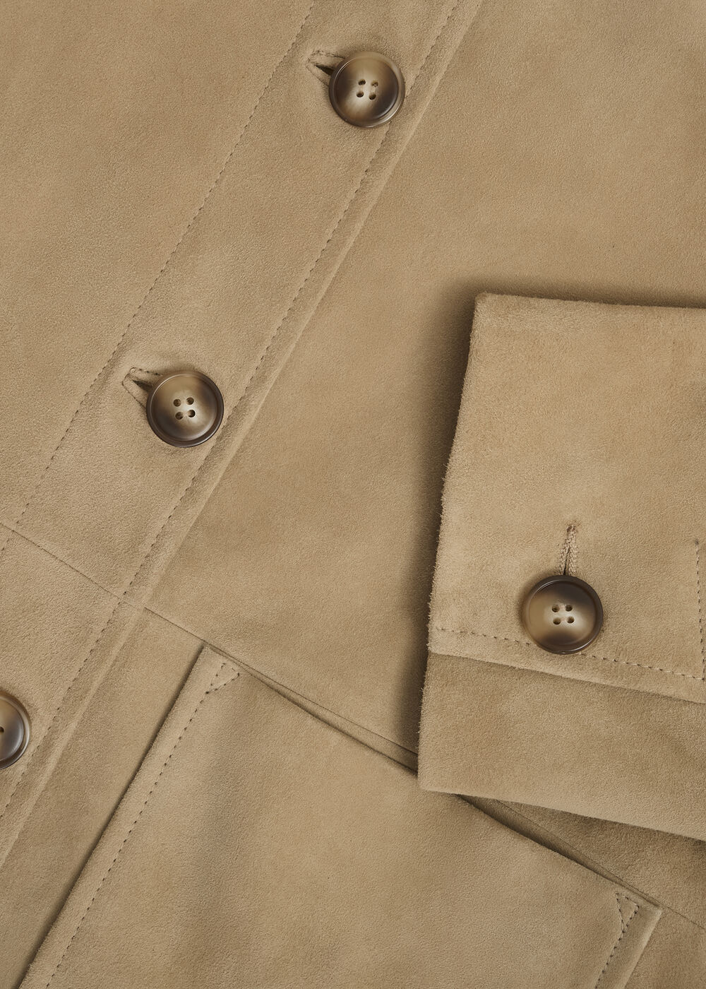 Montana Suede Jacket, Camel, hi-res