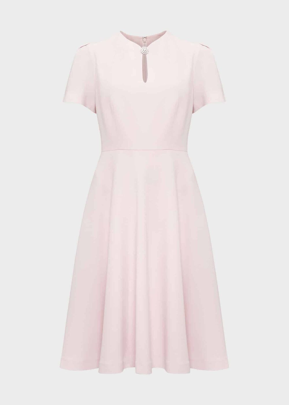 Chara Fit And Flare Dress, Pale Pink, hi-res