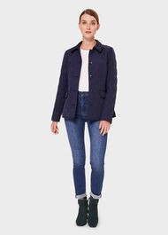 Lianne Quilted Coat, Midnight, hi-res