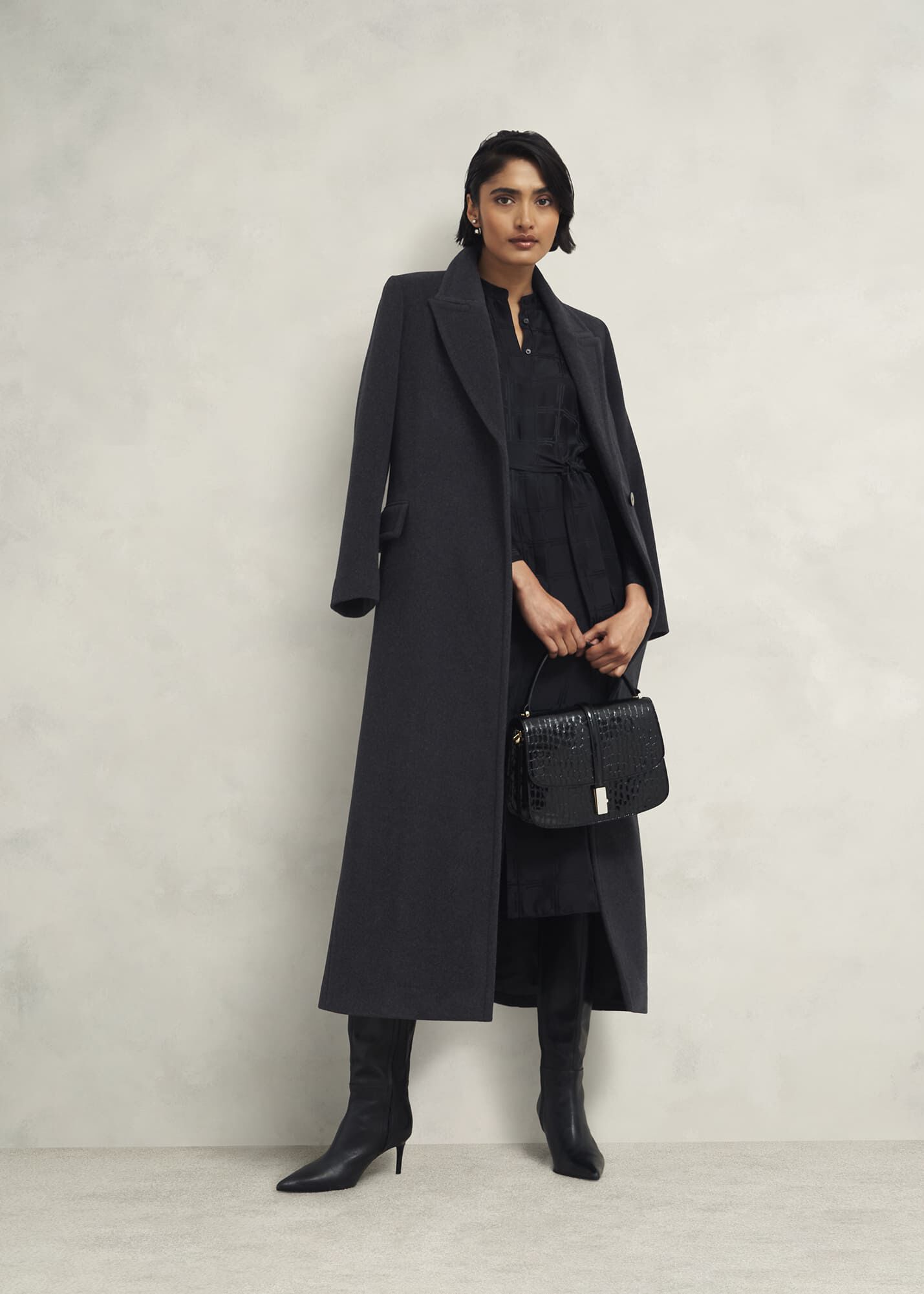 Clarendon Wool Blend Coat | Hobbs US |