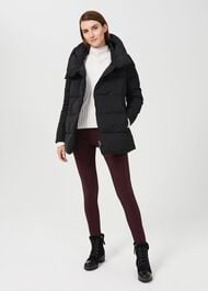 Jana Sculpting Leggings With Stretch, Dark Burgundy, hi-res