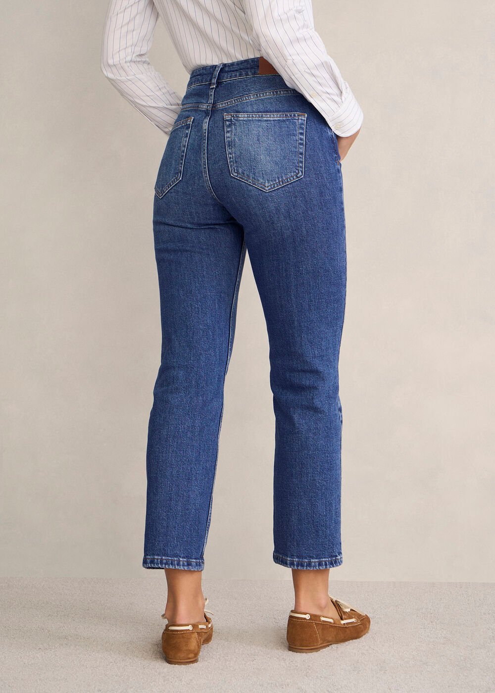Shea Straight Jeans, Mid Wash, hi-res