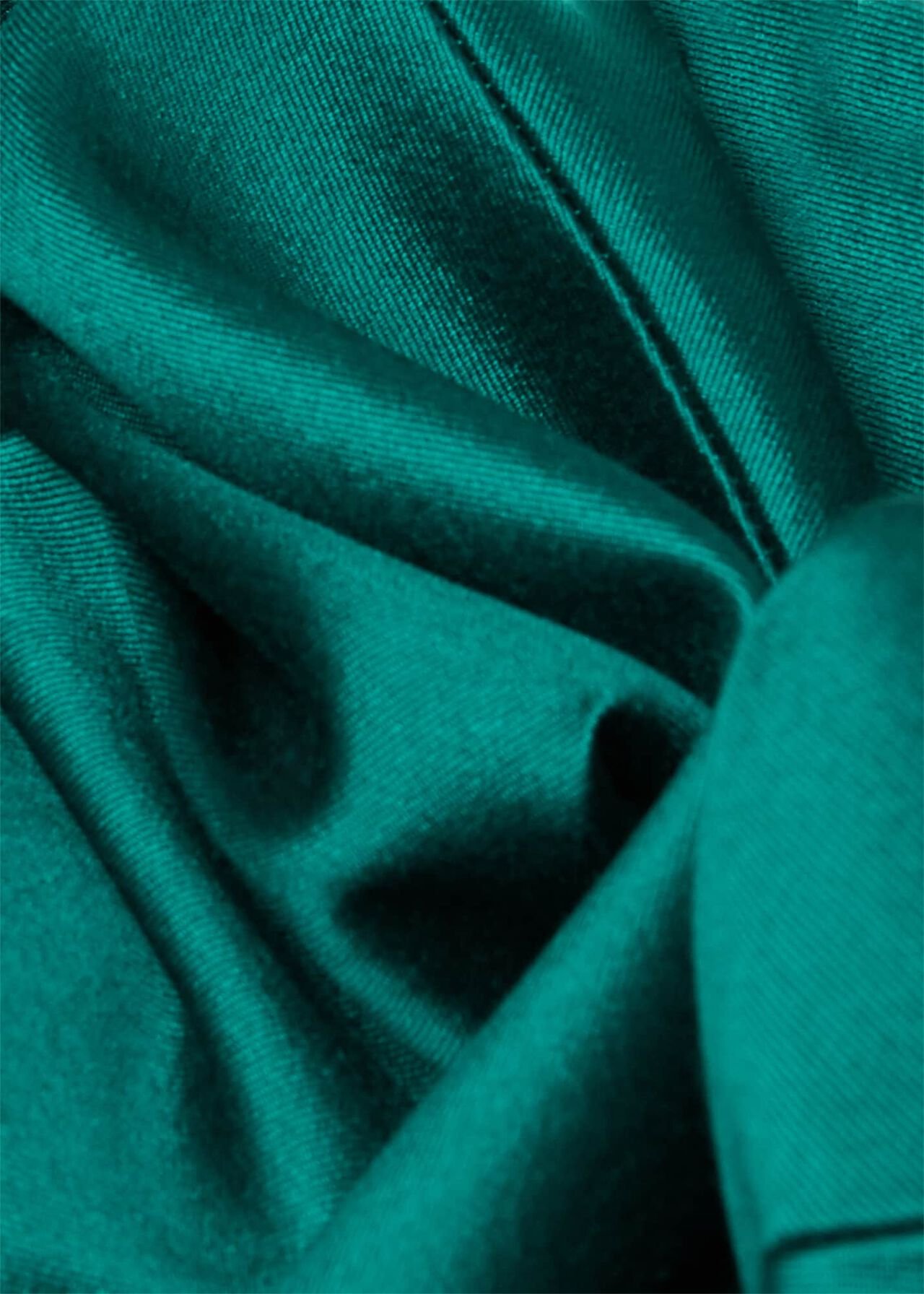 Christie Silk Blend Dress, Jewel Green, hi-res