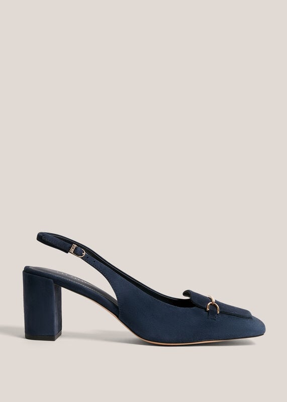 Jaida Suede Slingbacks