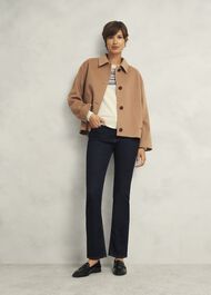 Greta Fairisle Jumper With Cashmere, Ivory Multi, hi-res