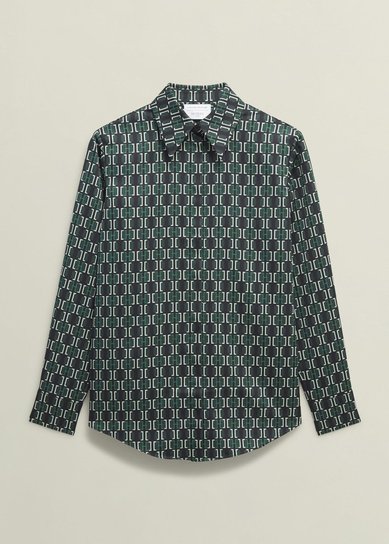 Finwell Satin Shirt, Multi, hi-res