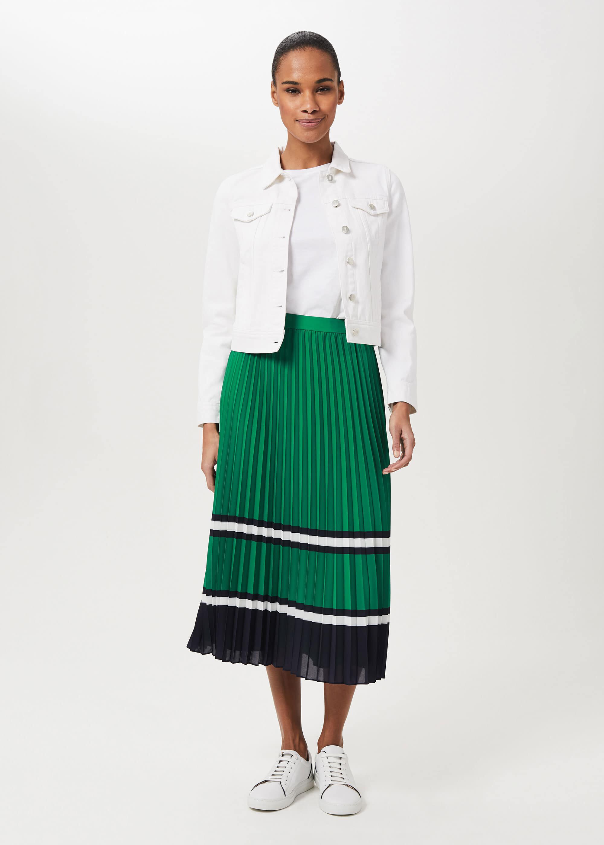 3d pleated skirt