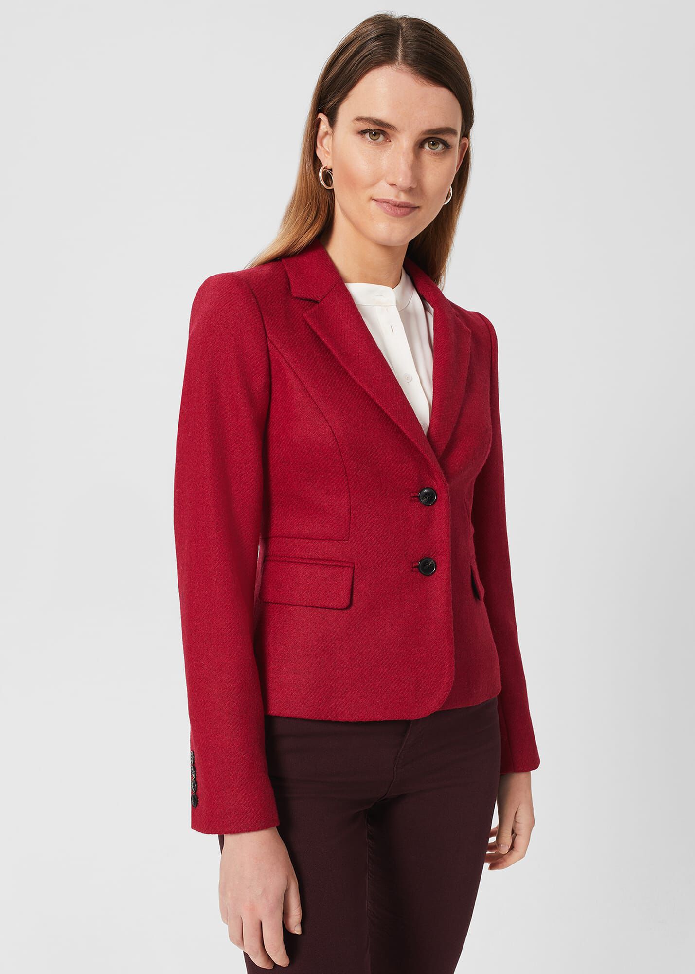 Hackness Wool Jacket Hobbs ROW