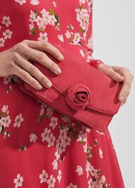 Maisie Clutch, Bright Geranium, hi-res