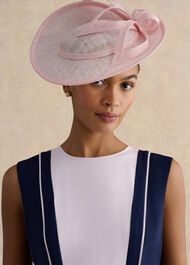 Lorraine Fascinator, Pale Pink, hi-res