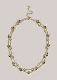Rosabel Necklace, Gold, hi-res