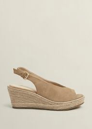 Kali Suede Espadrilles, Light Camel, hi-res