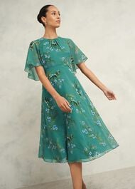 Jaida Dress, Green Multi, hi-res