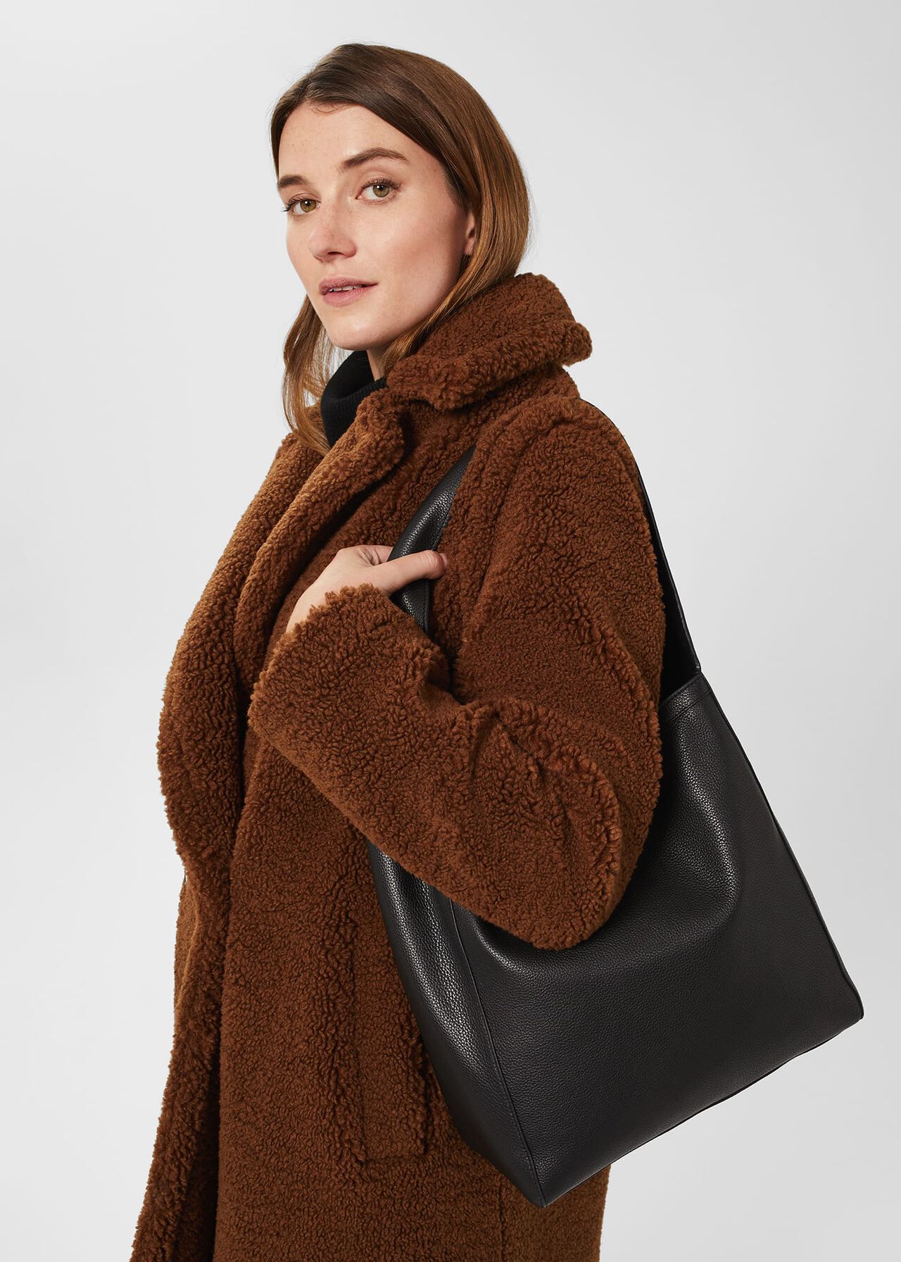 Filey Hobo Bag, Black, hi-res