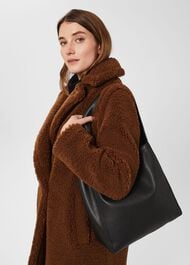 Filey Hobo Bag, Black, hi-res