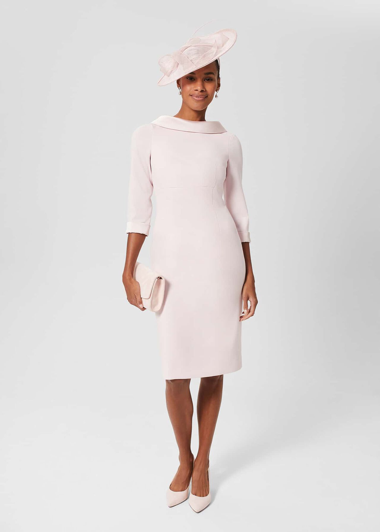 Rhianne Shift Dress, Pale Pink, hi-res