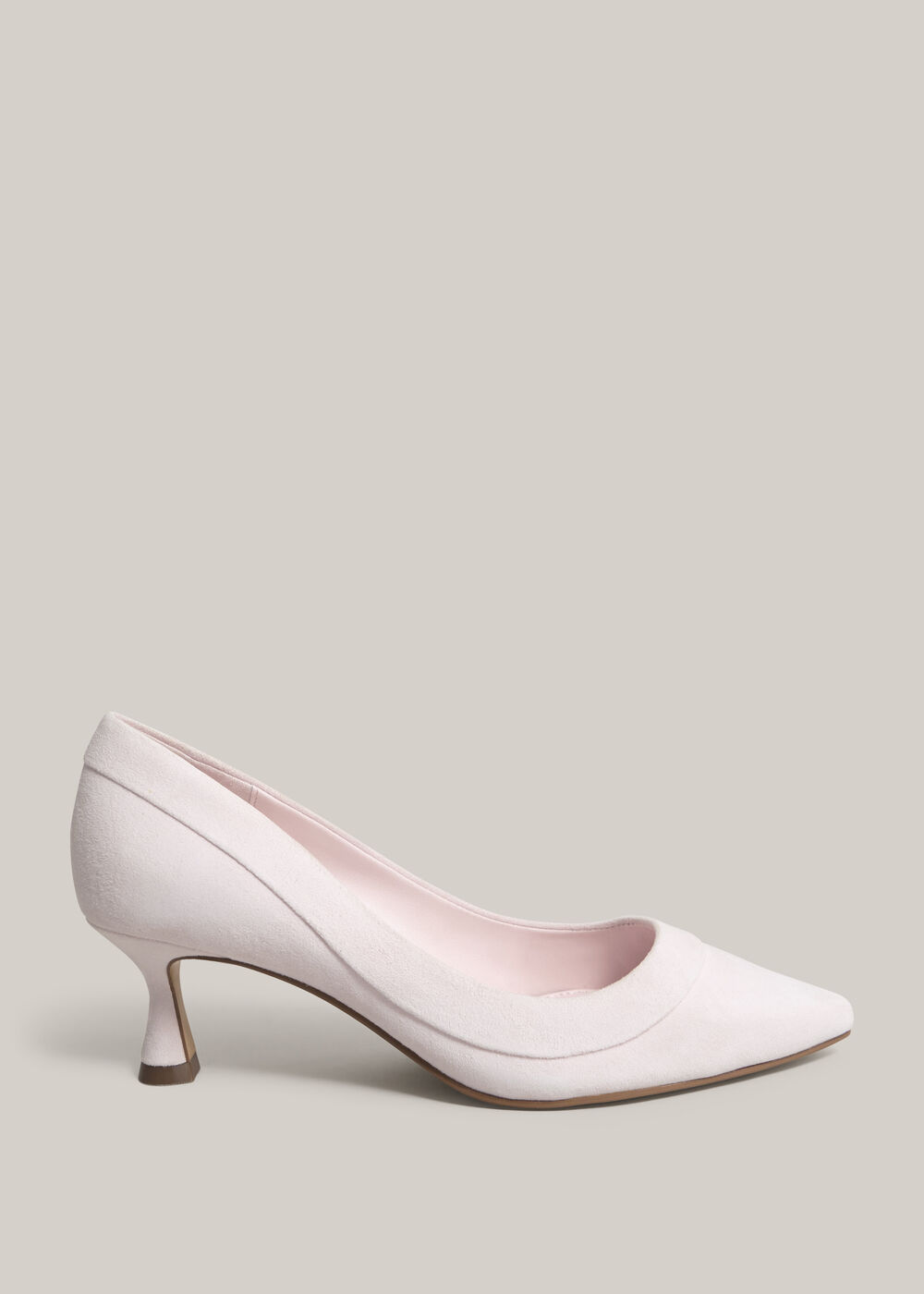 Faye Suede Courts, Pale Pink, hi-res