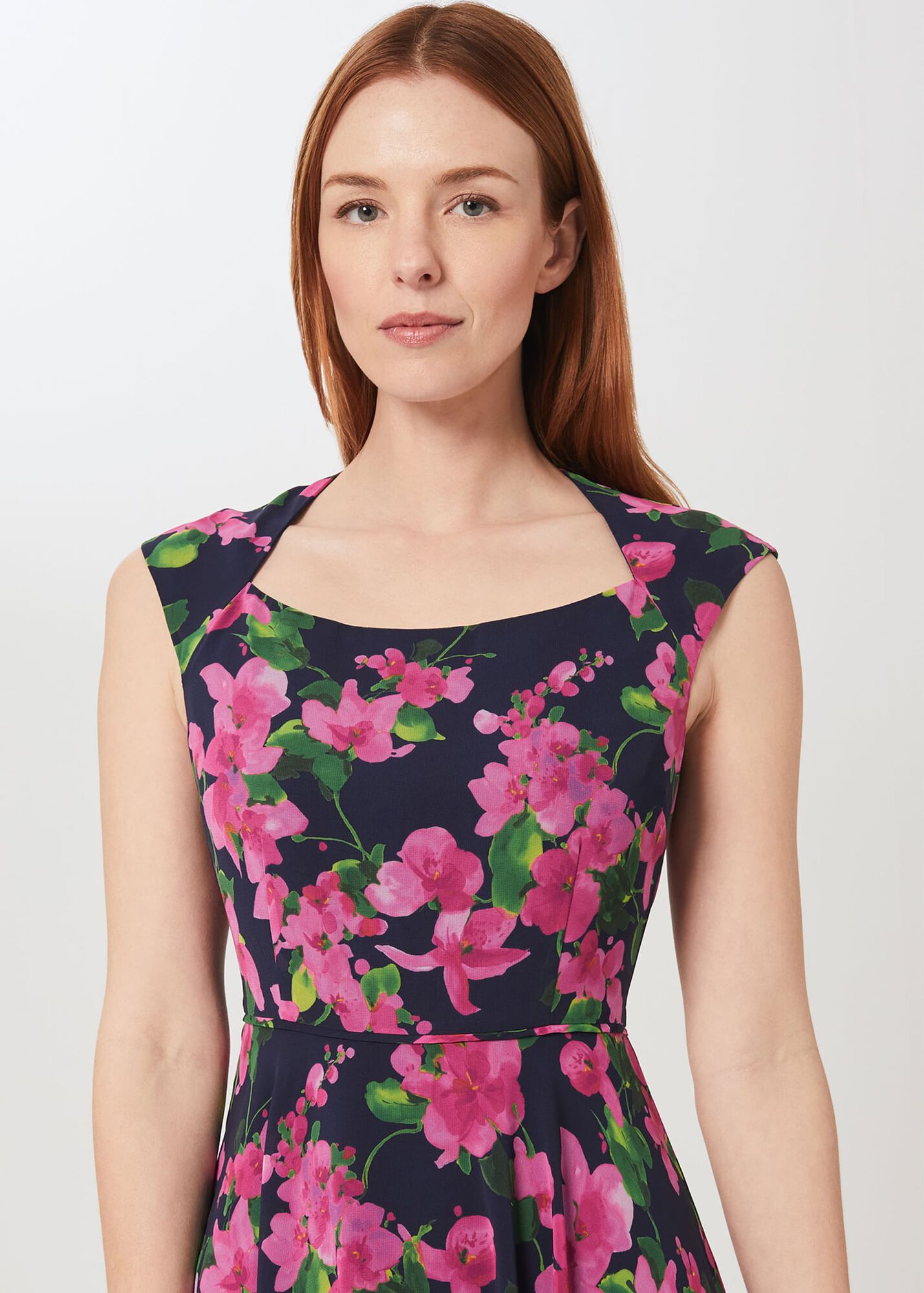 lauren fit and flare dress