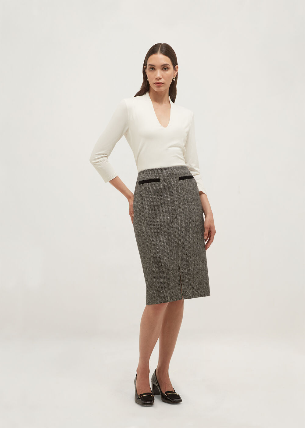 Delphine Wool Skirt