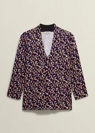 Aimee Printed Top, Purple Multi, hi-res