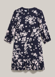 Liana Floral Mini Dress, Midnight Pink, hi-res