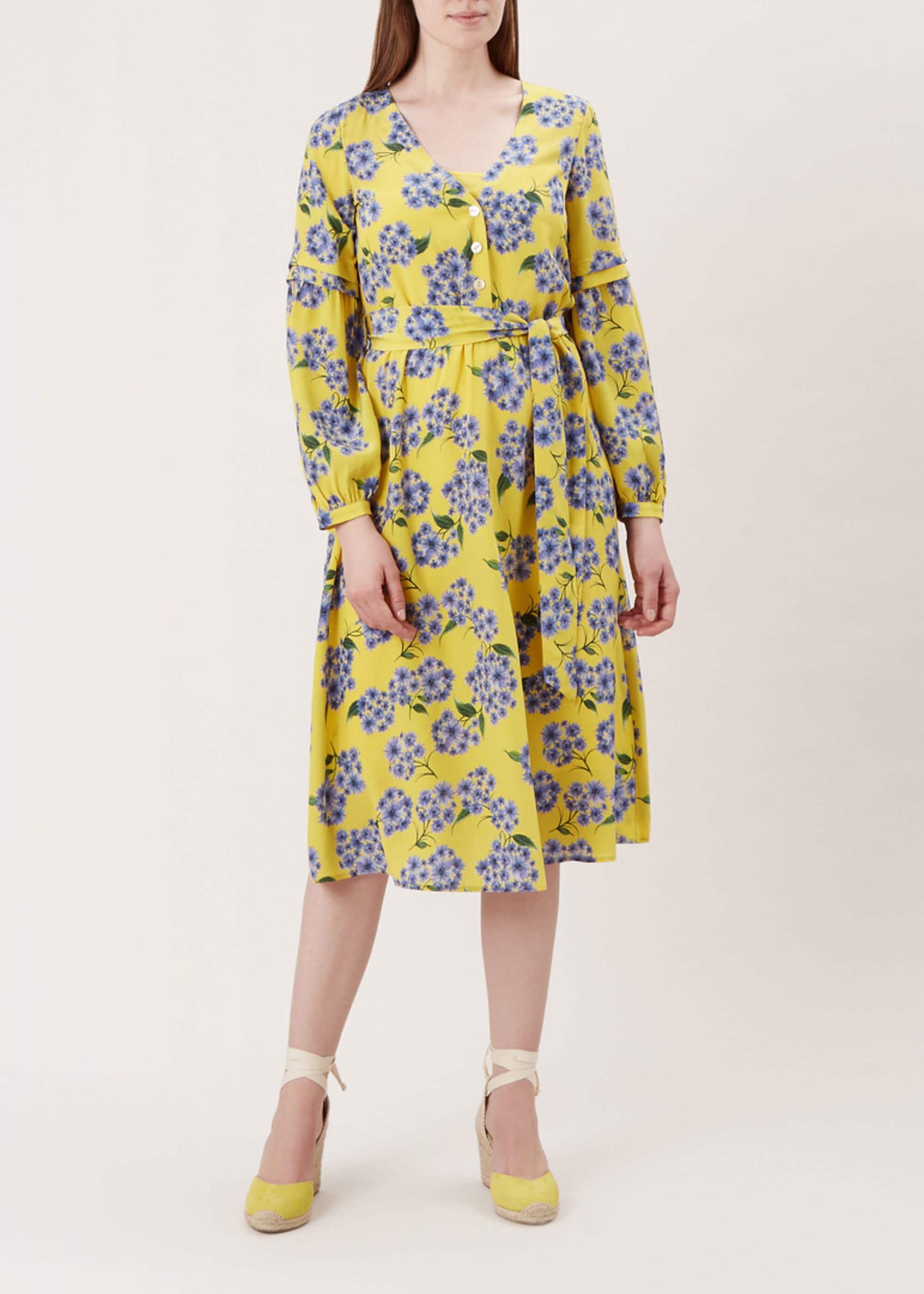 hobbs cornflower blue dress