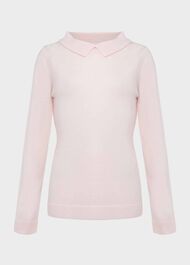 Priya Wool Cashmere Sweater, Sweet Pink, hi-res