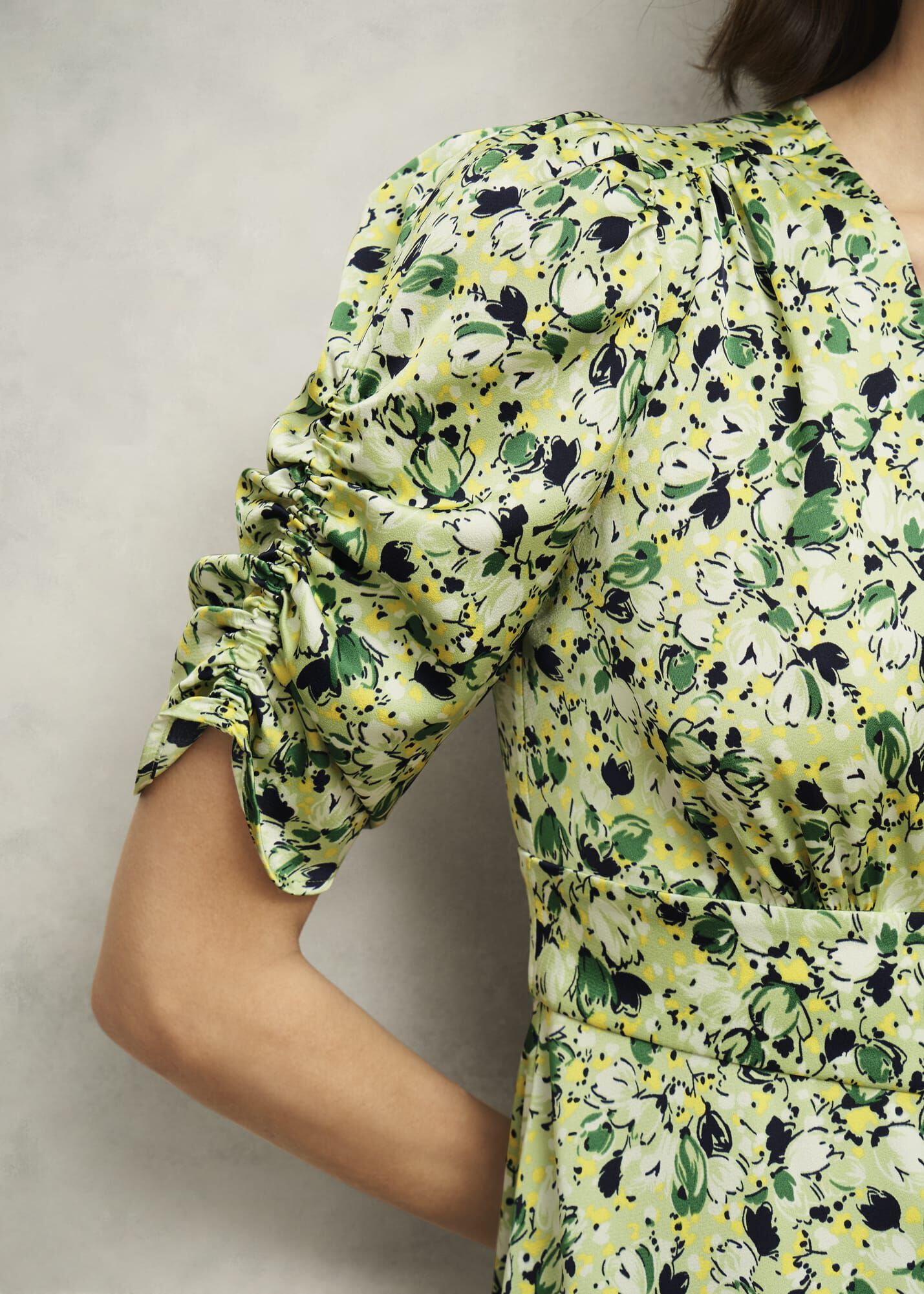 Ennerdale V Neck Midi Dress | Hobbs US |