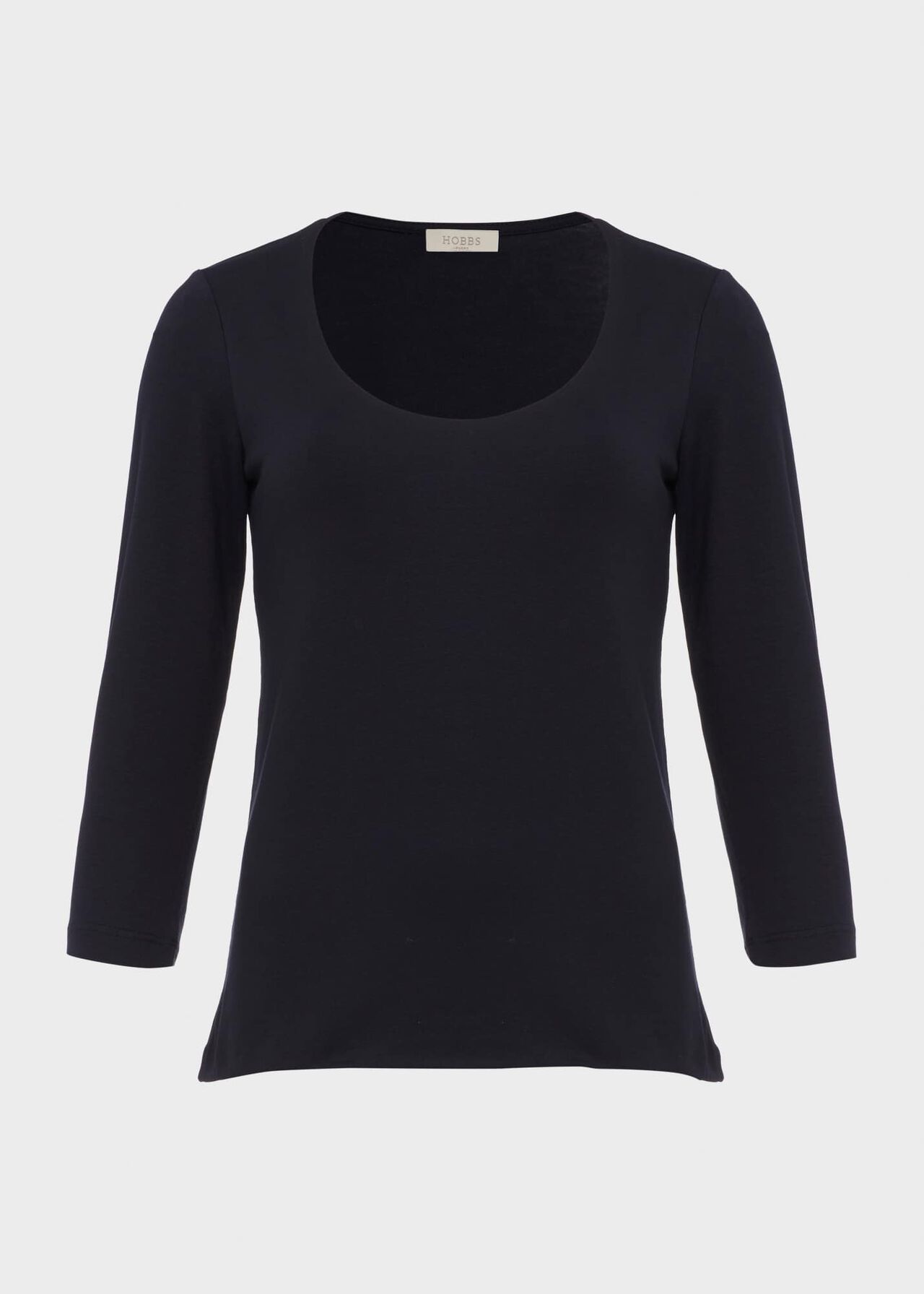 Daisy Double Fronted Top, Navy, hi-res
