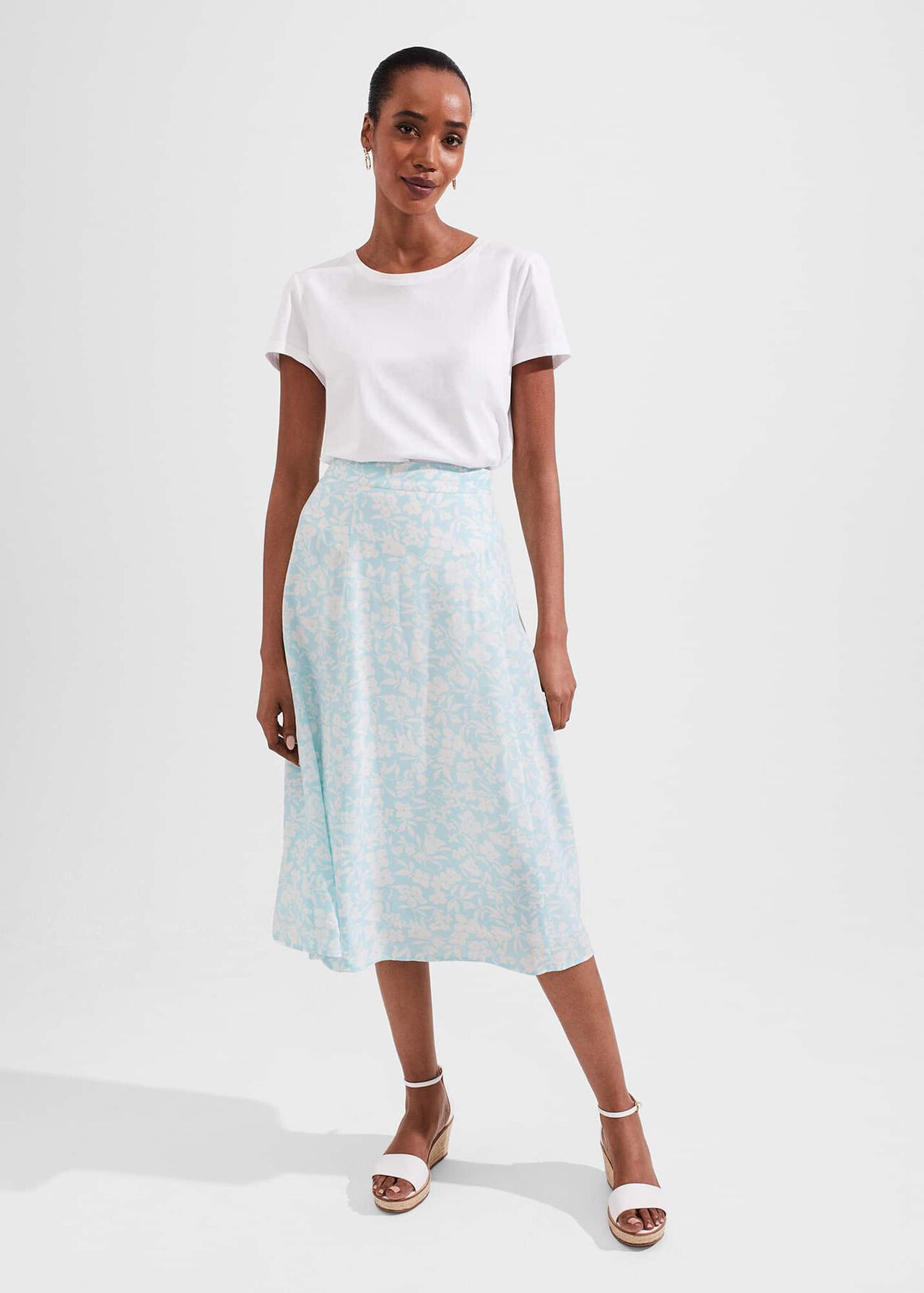 Bhavina Skirt, Blue Ivory, hi-res