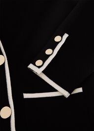 Hatfield Cotton Wool Jacket, Black Ivory, hi-res