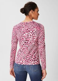 Pamela Cotton Sweater, Pink Multi, hi-res