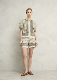 Suri Shirt, Cream Navy, hi-res