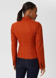 Hackness Wool Jacket , Orange, hi-res
