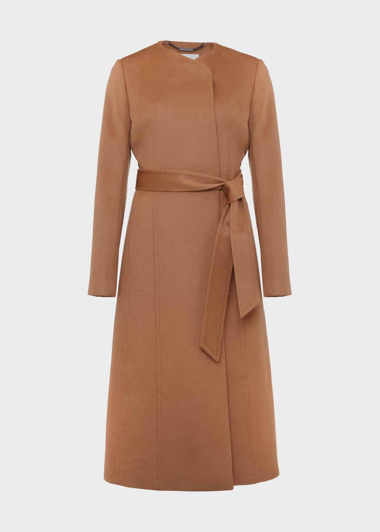 Davina Wool Coat, Dark Camel, hi-res