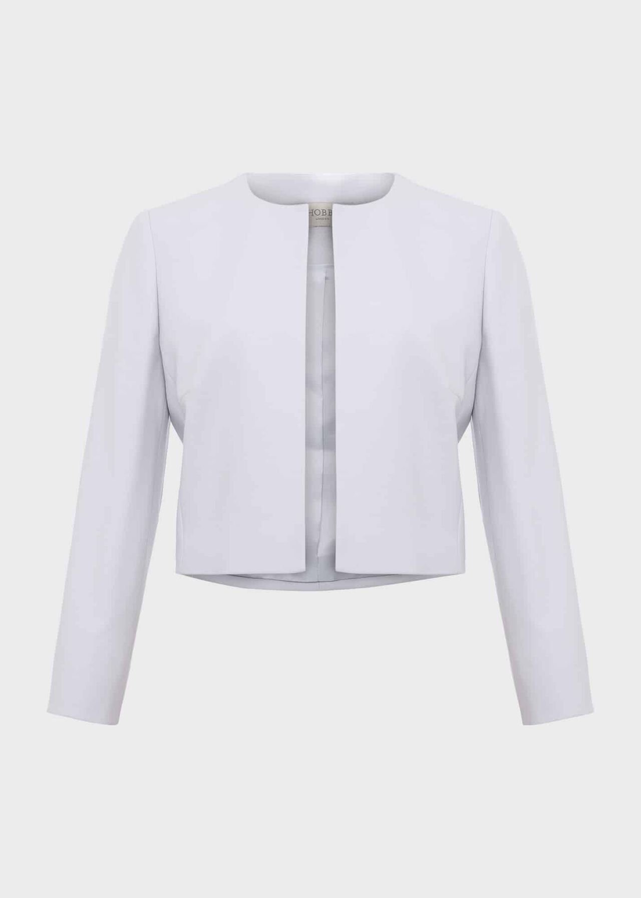 Elize Crepe Jacket, Pale Blue, hi-res