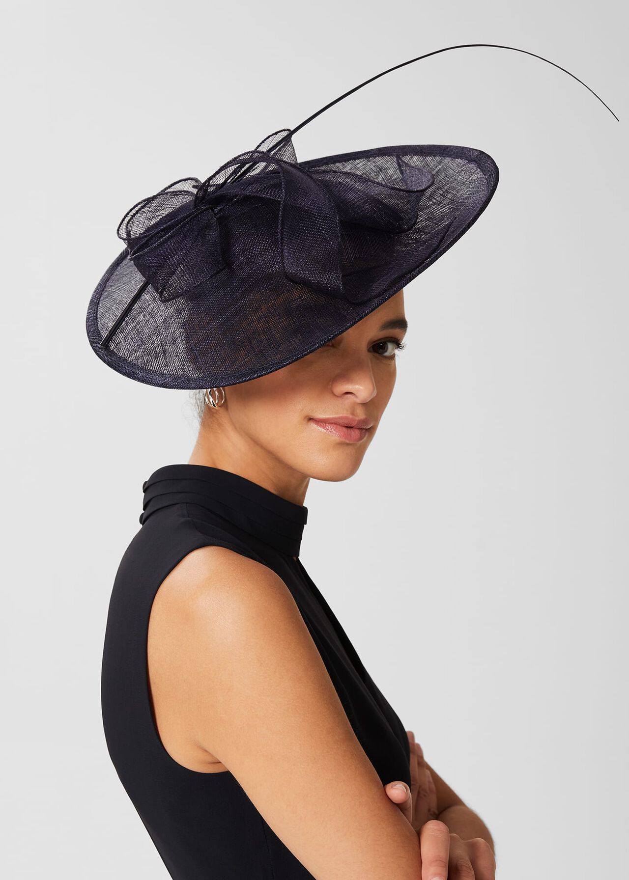 Ottilie Fascinator, Midnight, hi-res