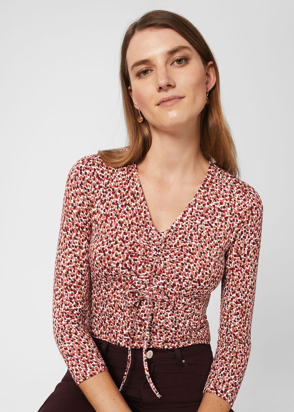 Simmy Top, Ivory Multi, hi-res