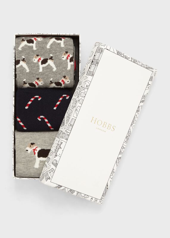 Festive Dog Sock Set