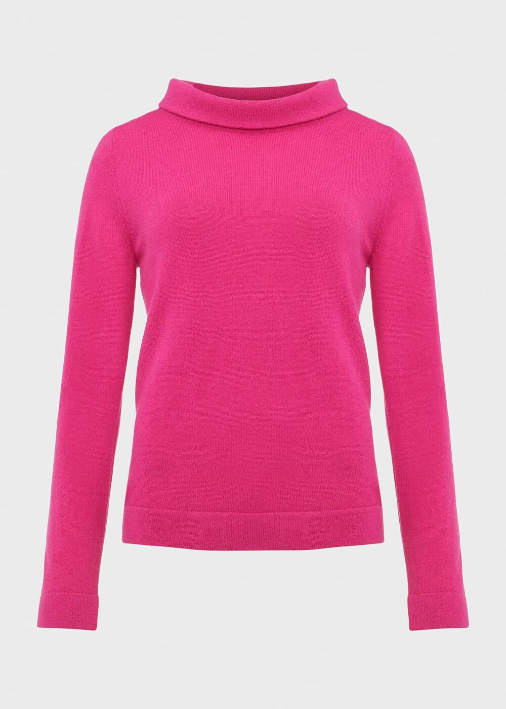Audrey Wool Cashmere Jumper, Pink, hi-res