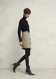 Aria Leather Ankle Boots, Black, hi-res